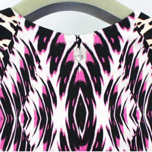 🎉🎈HOST PICK!🎈Just Cavalli GORGEOUS digital Slinky Midi Dress Large/m NEW - Picture 9 of 16